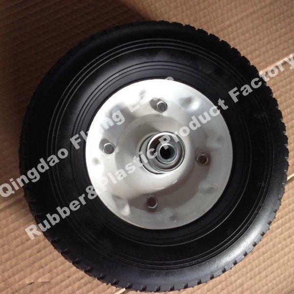 用于手推车和工具车的8“X2.5”实心橡胶轮